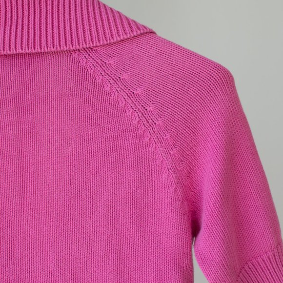 Button cardigan with pockets pink SM - Picture 7 of 9